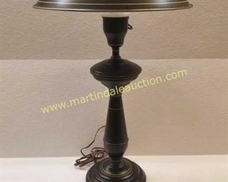 vintage metal lamp 1 of 2
