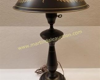 vintage metal lamp 2 of 2