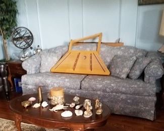 Hammered Dulcimer, new recliner, sofa