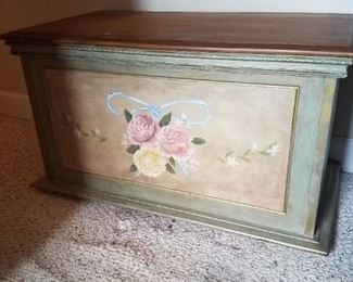 Painted storagw chest