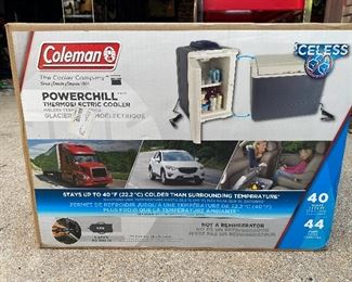 Coleman power chill cooler
