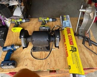 Drill, sander, tool stand