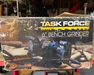 Task Force bench grinder