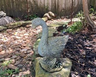 Duck yard art