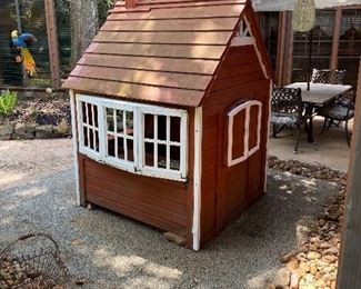 Wood outside play house