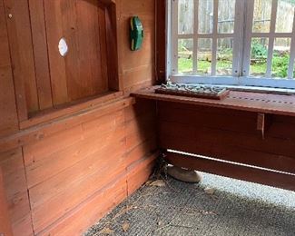 Inside of the outside play house