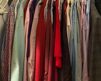 Men's dress & casual long and short sleeve shirts