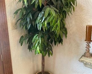 Faux palm tree