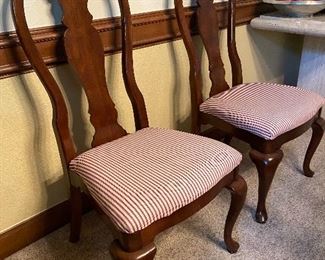 Queen Anne dining room chairs