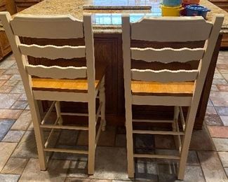 Bar stools - back side