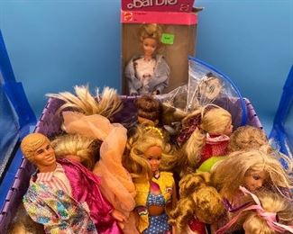 Basket of Barbies