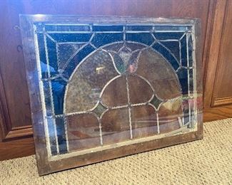Stained glass
*came from a church