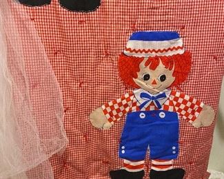 Raggedy Ann & Andy blankee