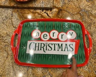 Holiday serving platter