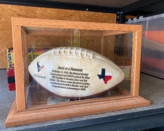 Texan's Birth Of A Franchise football