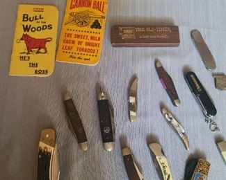 Vintage knives ~ Case, Uncle Henry , Craftsman, Sandvik & more