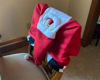 Santa chair back cover