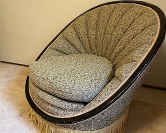 Fenske Mid-Century Lounge Chair, Shell/Barrel Style Chair