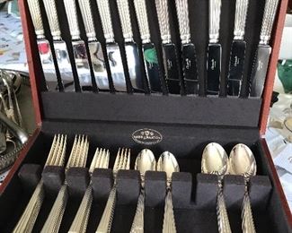 Christofle Silver Plate Service for 12- 5 piece setting $1,500