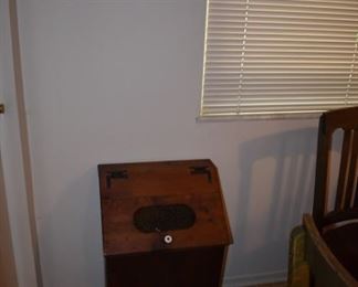 Vintage Wooden Storage Bin