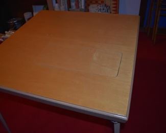 Vintage Wood Sewing Table