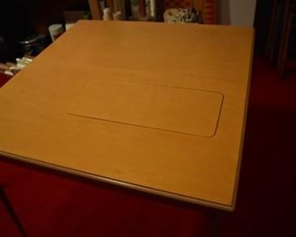 Vintage Wood Sewing Table