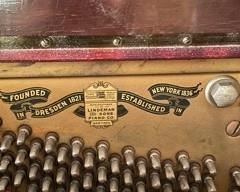 Beautiful&nbsp;Player Piano from Lindeman and Sons Piano Company that Works! Manufactured in 1913. Includes Boxes of Player Piano Rolls!