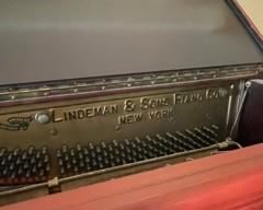 Beautiful&nbsp;Player Piano from Lindeman and Sons Piano Company that Works! Manufactured in 1913. Includes Boxes of Player Piano Rolls!