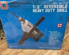 1/2" Reversible Heavy Duty Drill