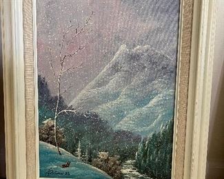 Vintage oil paintings from the Late IVA PRINCE-each are numbered