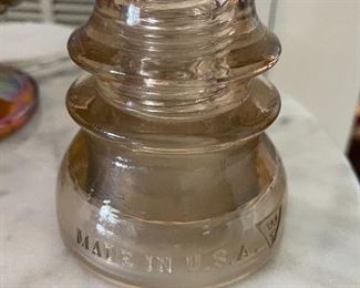 Vintage lilac colored insulator