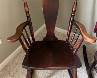 antique rocking chair