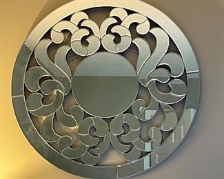 Nice large sized mirrored wall art