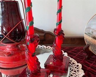 Vintage candlestick holders