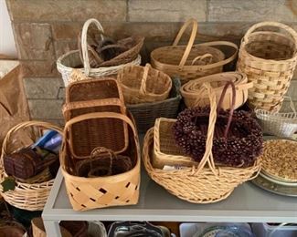 Wicker baskets of all sorts