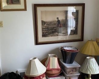 Lampshades and pictures