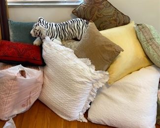 Decorative pillows large and small