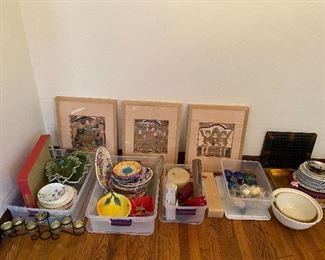 Embossed museum framed pictures three for $75