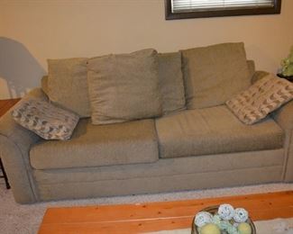 Cloth sofa in light grey