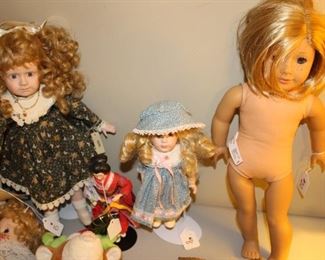 American Girl doll and other dolls