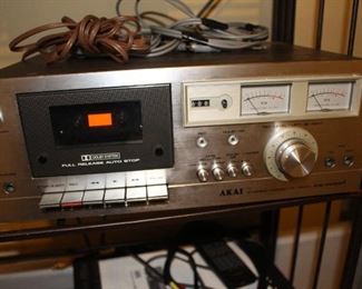 Akai cassette tape recorder