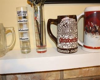 Hamm's beer Oktoberfest stein, Dad's Root beer mug