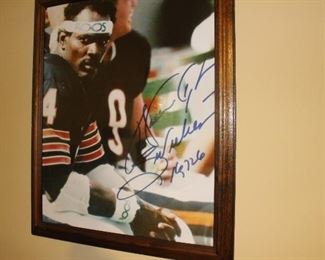 Signed poster Chicago Bears