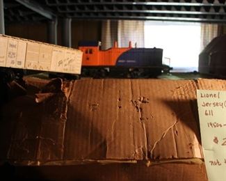 Lionel train from the 50s.  Track, cars, engine --- all look very good