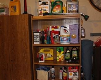 Lots of cleaning products