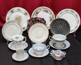 Decorative Plates and Tea Cups