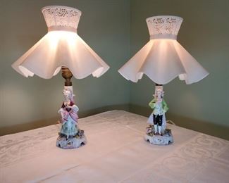 French Renaissance Style Courting Pair