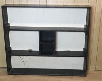 Large Unique Multipurpose Wooden Shelving Unit