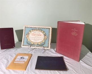 Old Map and Famous Locations Lot