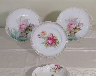 Rose Petal Plates